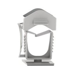 10 pcs : HCS3-01A4-RT - CBL CLIP WIRE SADDLE NAT ADH