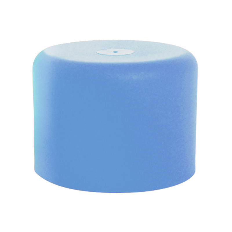 10 pcs : A1-9/16A - ROUND END CAPS - BLUE, INSIDE DI
