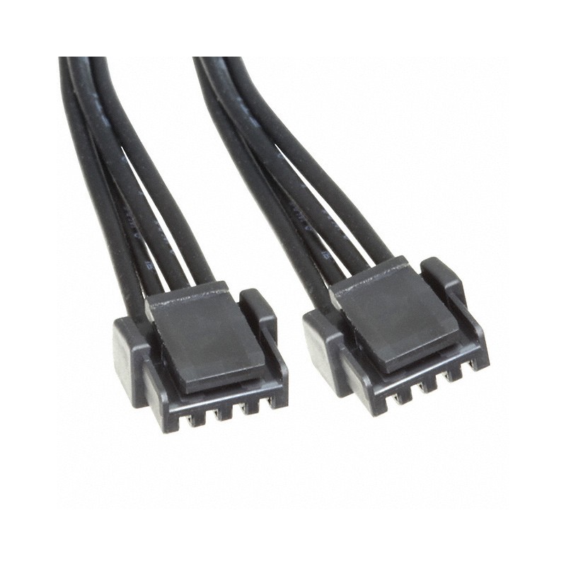 10 pcs : 0451110400 - MICROLOCK PLUS CABLE BLACK 4 CKT