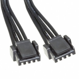 10 pcs : 0451110405 - MICROLOCK PLUS CABLE BLACK 4 CKT