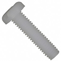 10 pcs : 29344 - MACH SCREW PAN HEAD SLOTTED M3