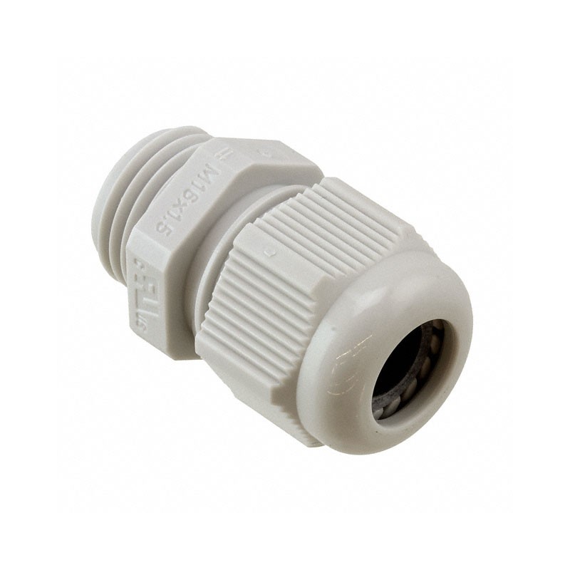 10 pcs : 12002200 - CABLE GLAND 5-10MM M16 POLYAMIDE
