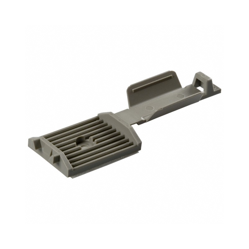 10 pcs : FCM1.2-A-C14 - CABLE TIE HLDR SNGLE ADH GRAY