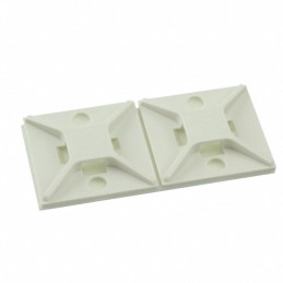 20 pcs : ABM2S-A-D - CABLE TIE HLDR QUAD ADH 2QTY2