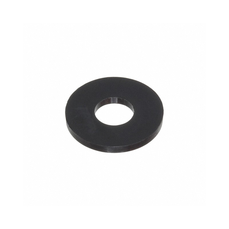 10 pcs : 17W06255B - FLAT WASHER, NYLON, BLACK, .250
