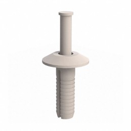 10 pcs : 61APT25075 - ANCHOR RIVET, PLASTIC PIN, .250