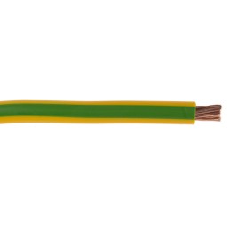 1 Reel of 100 M - Lapp ÖLFLEX® H07V-K Series Green/Yellow 10 mm² Hook Up Wire, 100m, PVC Insulation