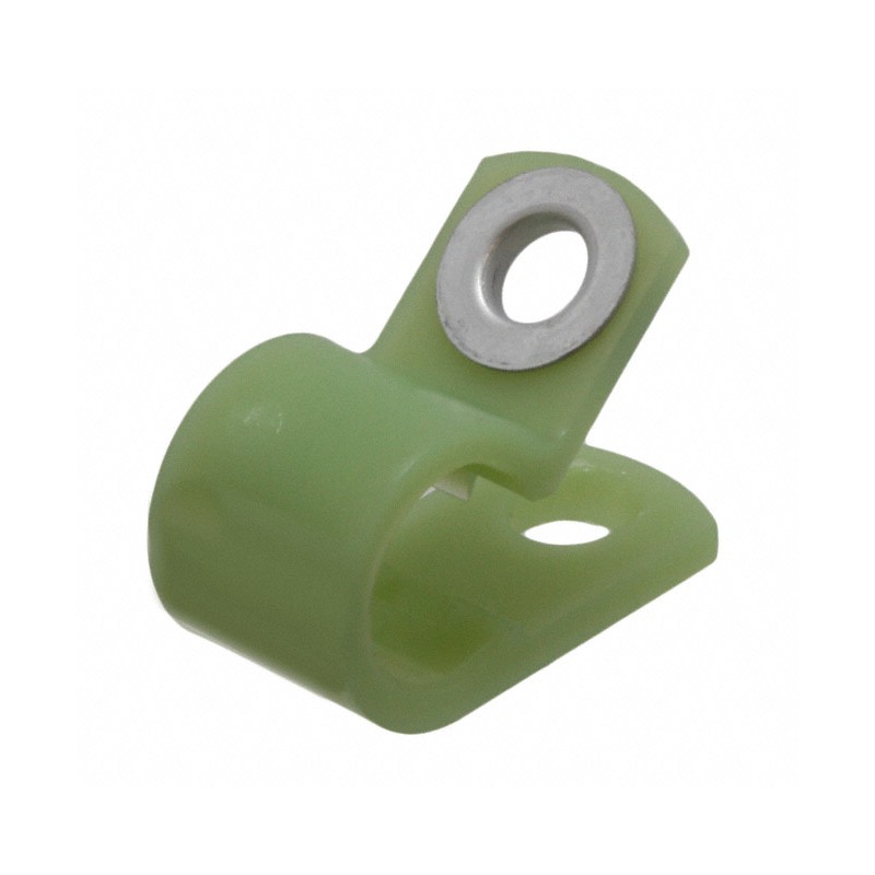 10 pcs : NM-6-R6 - CBL CLAMP P-TYPE GREEN FASTENER