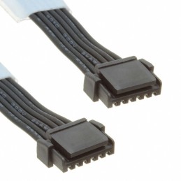 10 pcs : 0451110601 - MICROLOCK PLUS CABLE BLACK 6 CKT