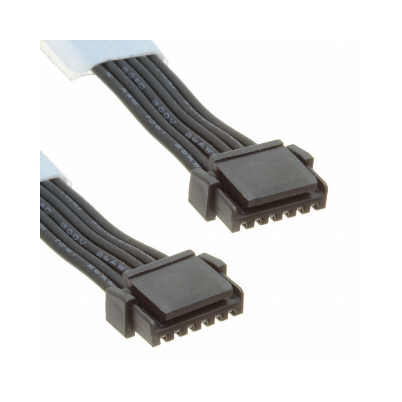 10 pcs : 0451110601 - MICROLOCK PLUS CABLE BLACK 6 CKT