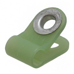 10 pcs : NM-3-F3 - CBL CLAMP P-TYPE GREEN FASTENER