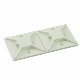 20 pcs : ABM2S-AT-D - CABLE TIE HLDR QUAD ADH 2QTY2