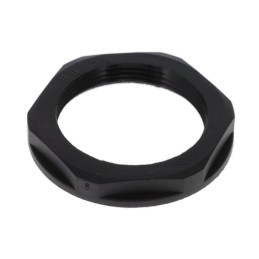 10 pcs : NTPA-P29B - FIPLOCK, LOCKNUT, PG29, BLACK