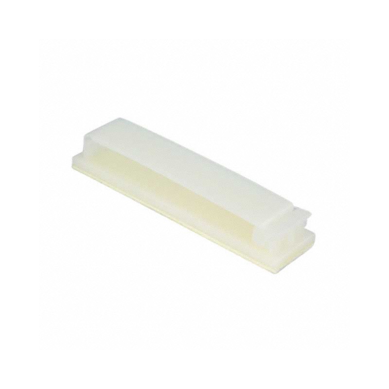 10 pcs : FCW-40-19 - CBL CLIP FLAT NATURAL ADHESIVE