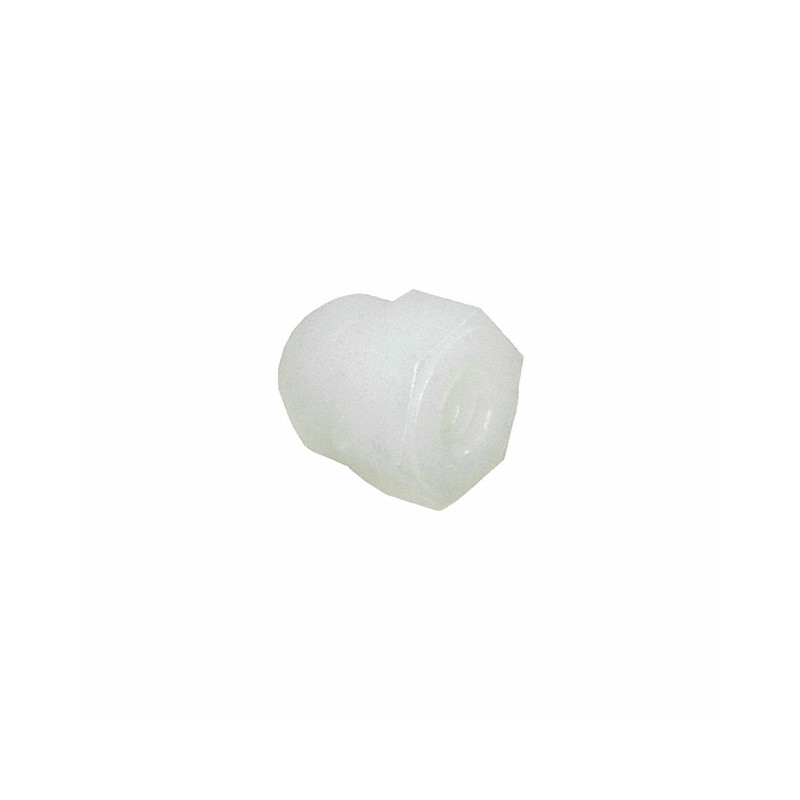10 pcs : 0500632LCN - CAP NUT, NATURAL, NYLON 6/6, 6-