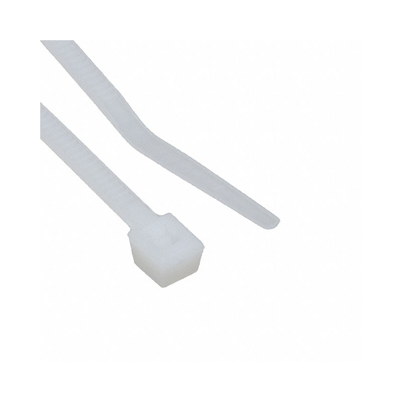 500 pcs : AL-08-18-9-C - MINIATURE CABLE TIES, 18 LB, 8 I