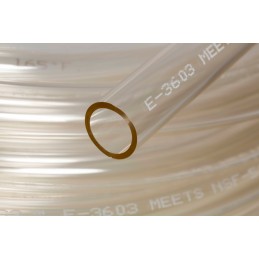 1 pcs - Saint Gobain Tygon® E-3603 Flexible Tube, Special PVC, 12.7mm ID, 28.7mm OD, Clear, 15m