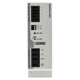 1 pcs - Phoenix Contact TRIO-PS-2G/3AC/24DC/10 Switch Mode DIN Rail Power Supply, 400V ac ac Input, 24V dc dc Output, 10A
