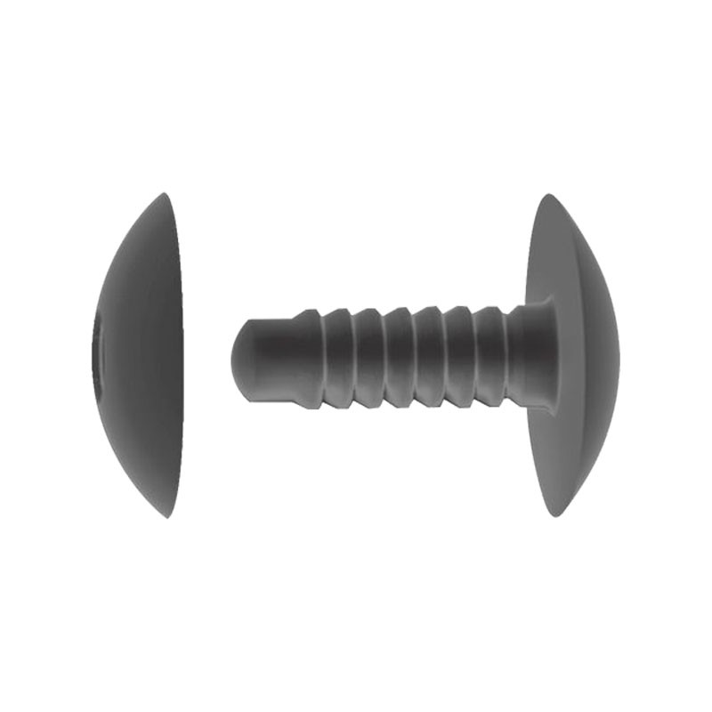 10 pcs : 8501260901VR - MALE/FEMALE SNAP FASTENERS, BLAC