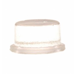 10 pcs : RBS-6 - BUMPER CYLINDRICAL 0.5' DIA CLR