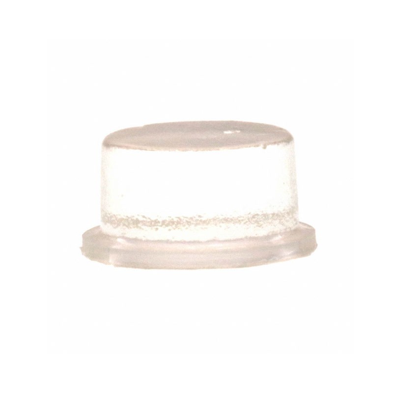 10 pcs : RBS-6 - BUMPER CYLINDRICAL 0.5' DIA CLR