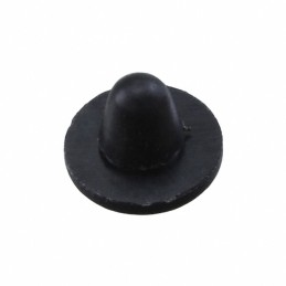 10 pcs : BIB-1 - FOOT CYLINDRICAL 0.472' DIA BLK