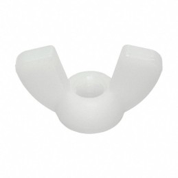 10 pcs : 0625020WN - WING NUT, NATURAL, NYLON 6/6, 1/