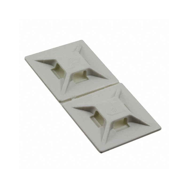20 pcs : ABMM-AT-C - CABLE TIE HLDR QUAD ADH 2QTY2