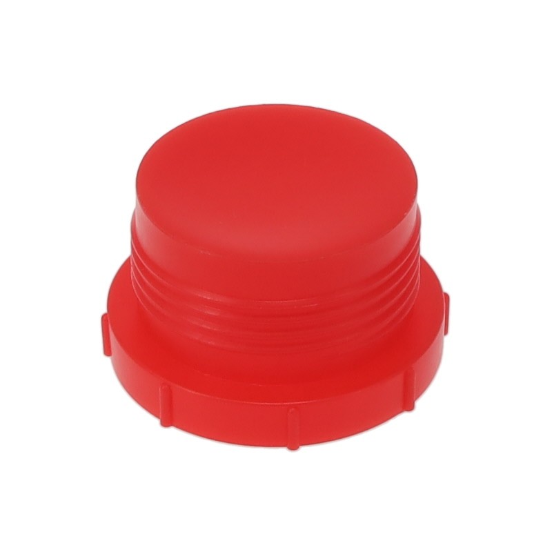 10 pcs : TF60A - THREADED PLUG:LDPE, RED, 1-7/16'