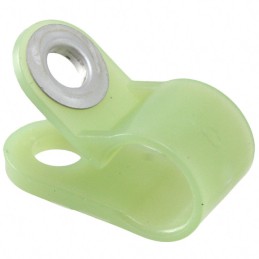 10 pcs : NM-6-F6 - CBL CLAMP P-TYPE GREEN FASTENER