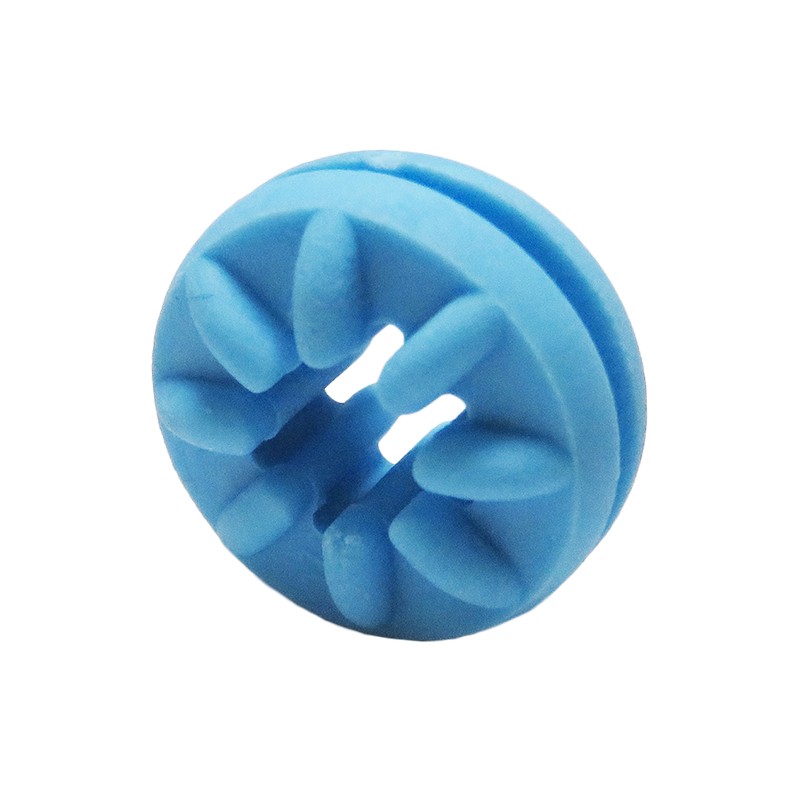 10 pcs : G-414-C8002 - SCREW GROMMET THERMOPLASTIC BLUE