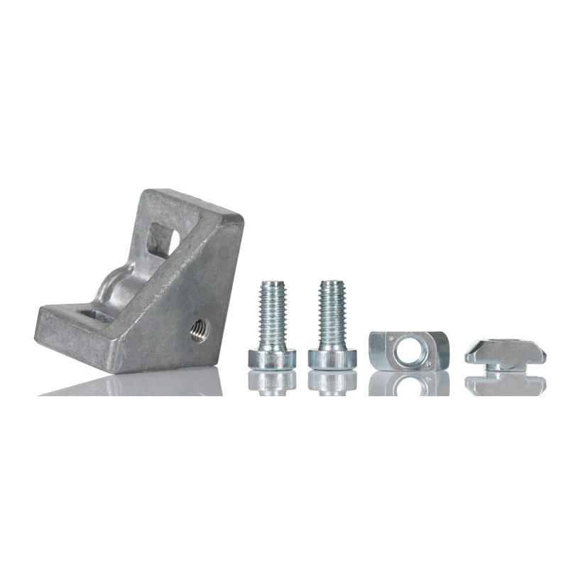 1 pcs - Bosch Rexroth M6 Mounting Bracket Connecting Component, Strut Profile 30 mm, Groove Size 8mm