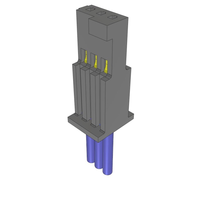 10 pcs : SFSS-03-28-G-05.00-S - SINGLE ROW DISCRETE WIRE ASSEMBL