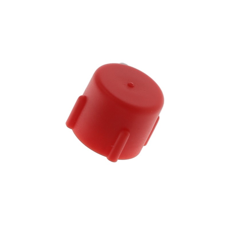 10 pcs : 12101A - METRIC THREADED CAP:LDPE RED,M10