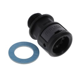 10 pcs : ASPA-10M16PB - FIPLOCK, FITTING STRAIGHT, NW10,