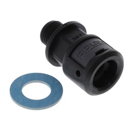 10 pcs : ASPA-07P07PB-11 - FIPLOCK, FITTING STRAIGHT, NW07,