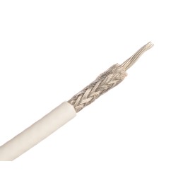 1 Reel of 100 M - TE Connectivity White 0.96 mm² Hook Up Wire, 20 AWG, 19/0.25 mm, 100m, Polyalkene Insulation