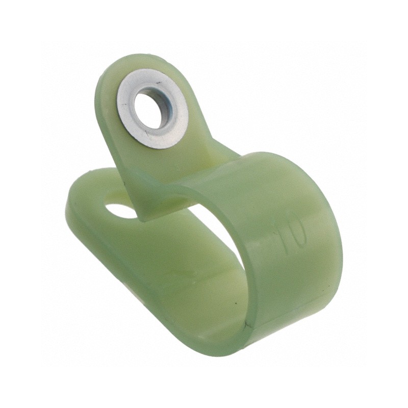 10 pcs : NM-10-F10 - CBL CLAMP P-TYPE GREEN FASTENER