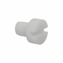 10 pcs : 50M080125D025 - CHEESE HEAD SLOTTED SCREW, NATUR