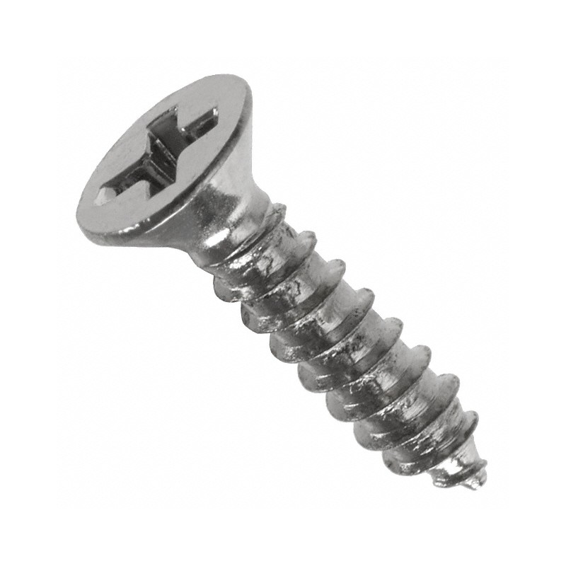 10 pcs : 6006 - SHT MTL SCREW FLAT PHIL 4 11