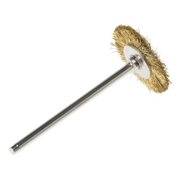 1 Bag of 3 - RS PRO Brass Circular Abrasive Brush, 21.6mm Diameter