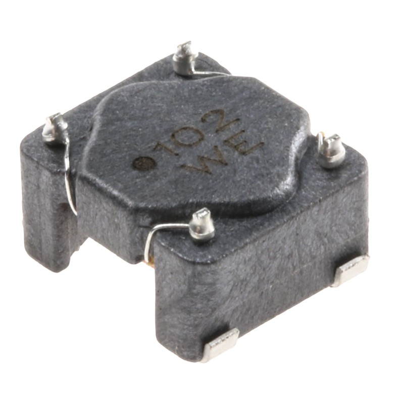 5 pcs - Wurth, WE-SL5 SMD Common Mode Line Filter with a Ferrite Core, 1 mH ±40% Sectional Winding 950mA Idc