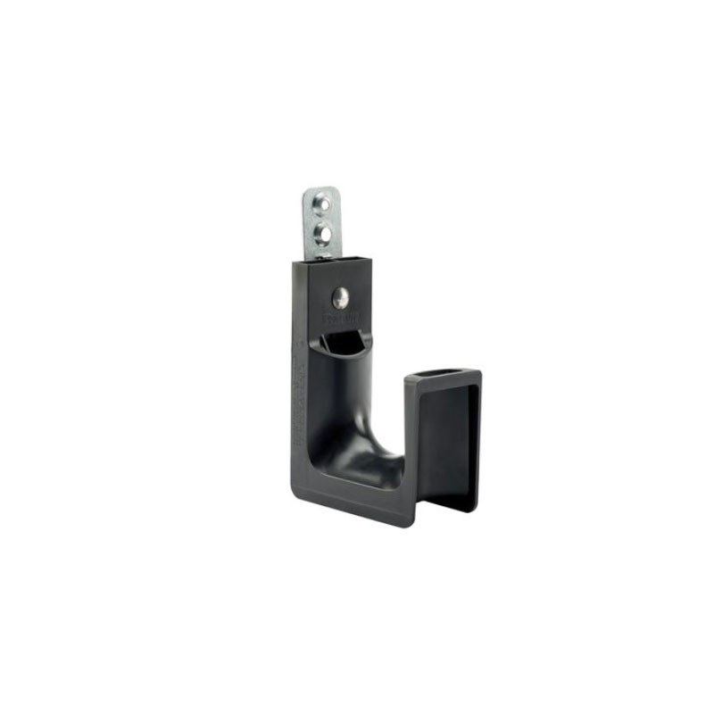 10 pcs : JP131WP2B-L20 - CBL SPRT J-HOOK BLACK WALL MNT