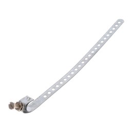 10 pcs : SC13BZ-3 - LARGE GALVANIZED GROUND STRAP