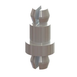 10 pcs : MSPE-3-01 - SUPT POST MINI .25'DIA 3/16'