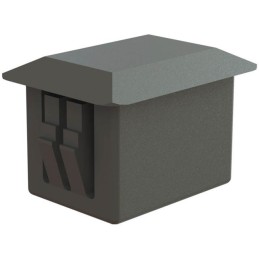 10 pcs : BPE-LC-D-01BK - HOLE PLUG NYLON BLACK