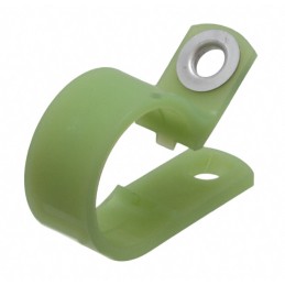 10 pcs : NM-12-R12 - CBL CLAMP P-TYPE GREEN FASTENER