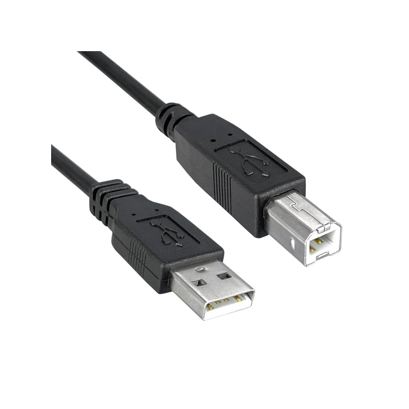 10 pcs : 3021001-03 - CBL USB2.0 A PLUG TO B PLUG 3'