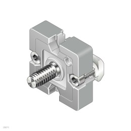 1 pcs - Bosch Rexroth M6 T-Connector Connecting Component, Strut Profile 50 mm, Groove Size 10mm