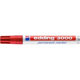 1 pcs - Edding 1.5 - 3 mm Tip Red Marker Pen